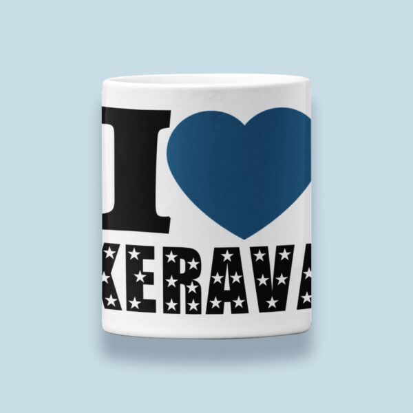I Love Kerava -muki sininen