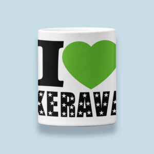 I Love Kerava -muki vihreä