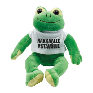 Stuffed toy Frog with your own picture or text